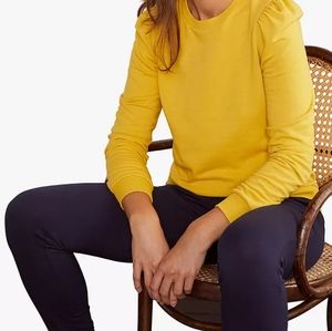 Boden Puff Sleeve Sweatshirt